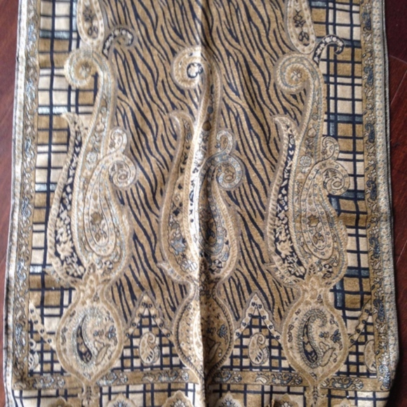 Scarf: Silk Feel Pashmina Type - Picture 1 of 8